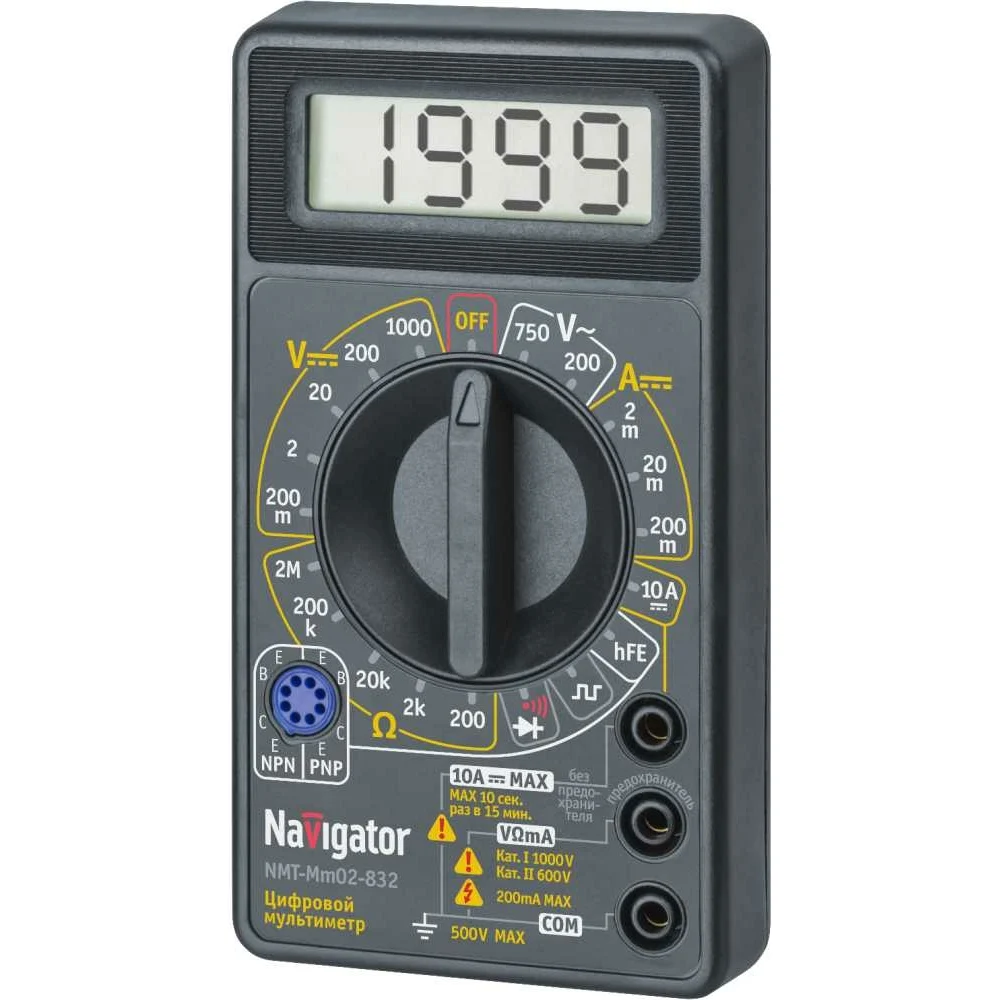 Мультиметр Navigator 93 587 nmt-mm02-831 831 93587