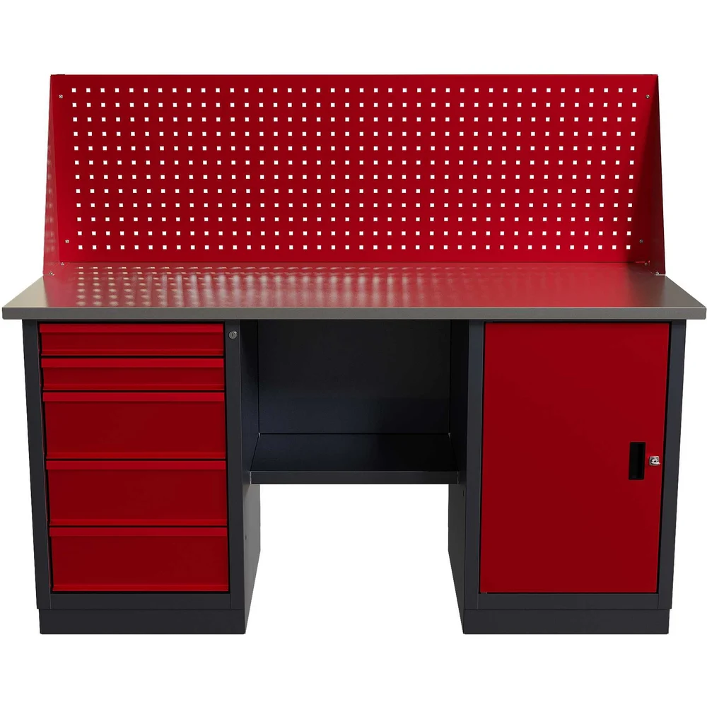 Слесарный двухтумбовый верстак IRONMEBEL worky wk-5/wk-0 M-IM00188K