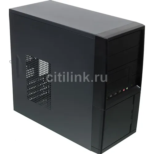 Корпус mATX LinkWorld 727-21, Mini-Tower, без БП, черный