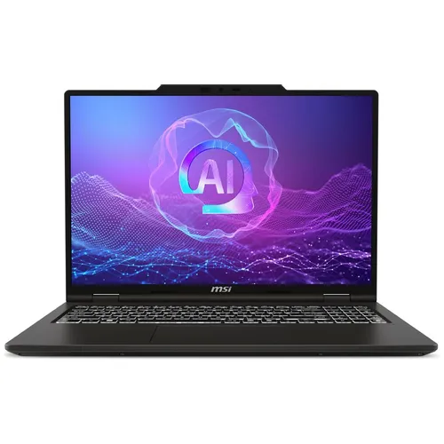 Ноутбук MSI Venture A16 AI+ A3HMG-026XRU, 16", OLED, AMD Ryzen AI 7 350 2ГГц, 8-ядерный, 16ГБ DDR5, 1ТБ SSD, AMD Radeon 860M, без операционной системы, серый [9s7-261k21-026]