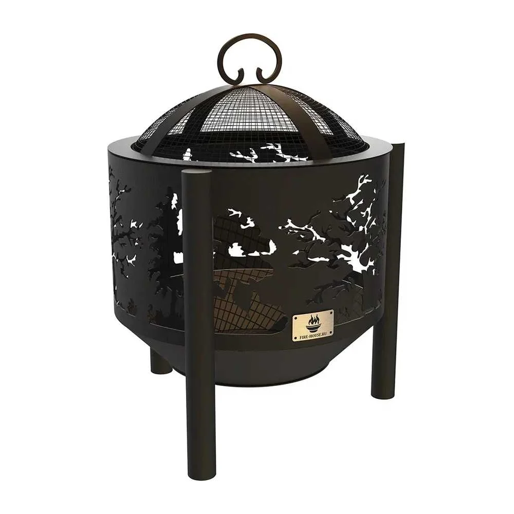 Костровая чаша FIRE-HOUSE Ch15-600деревья