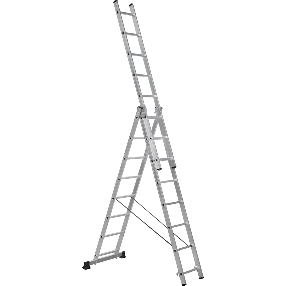 Алюминиевая трехсекционная лестница Scala Sc 3008