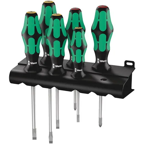 Набор отверток WERA 334/6 Rack, 6 предметов [we-105650]
