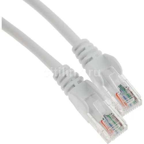 Патч-корд LanMaster вилка RJ-45, вилка RJ-45, кат.5E, LSZH, 10м, белый [lan-pc45/u5e-10-wh]