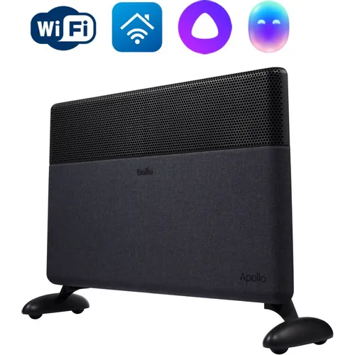 Конвектор инверторный Ballu Apollo Digital Inverter Space Black BEC/ATI-2502, 2500Вт, с терморегулятором, с Wi-Fi, черный