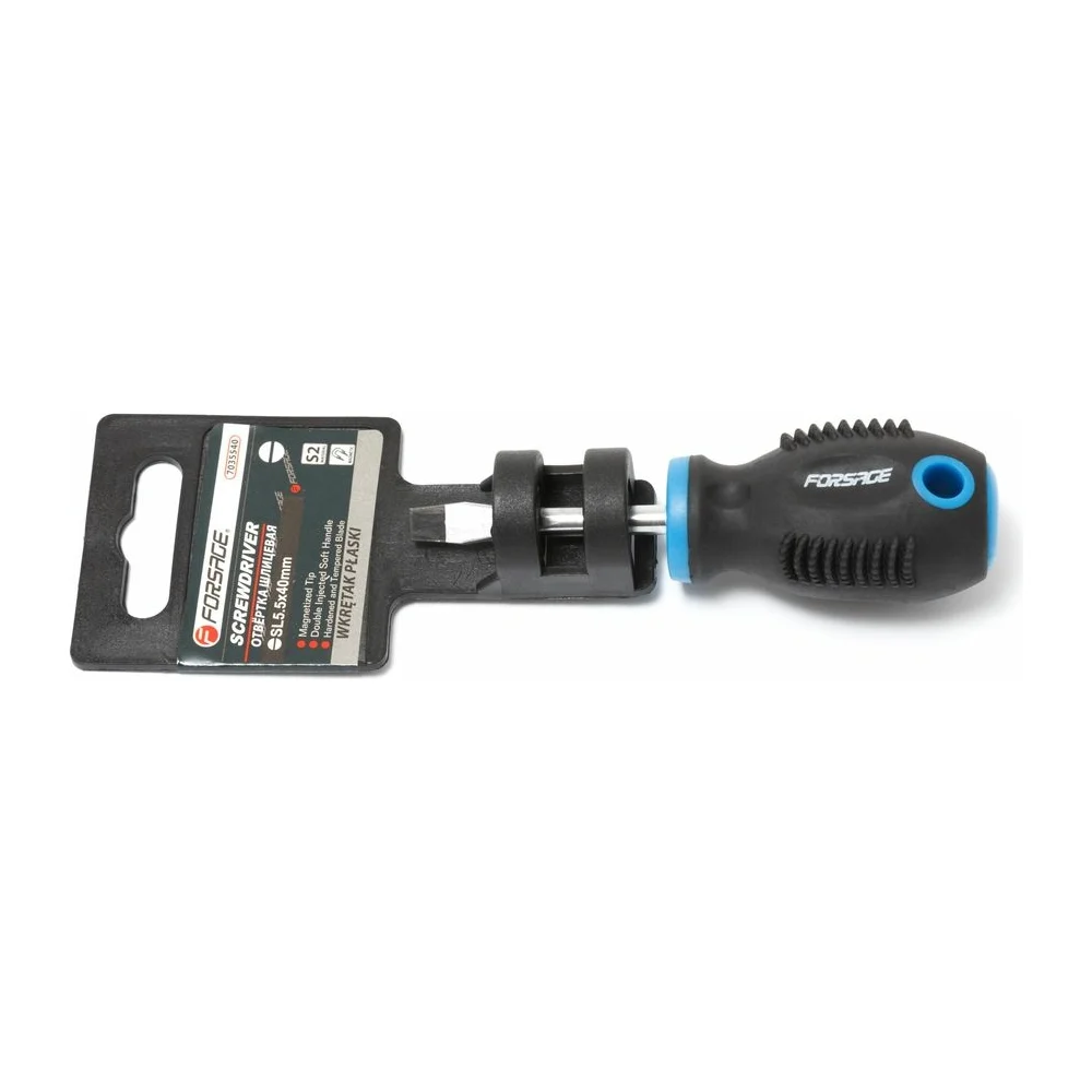 Магнитная шлицевая отвертка Forsage Profi 28242 F-70355030