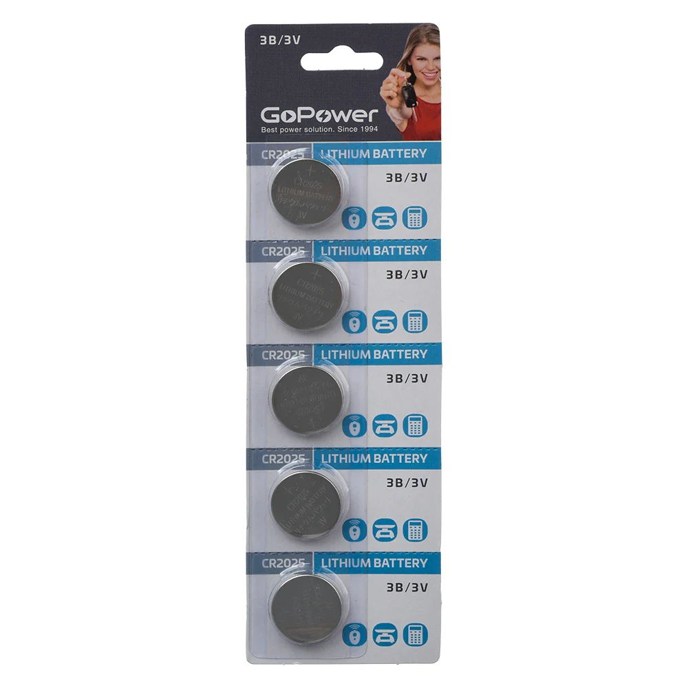 Батарейка GoPower CR2025 00-00015604