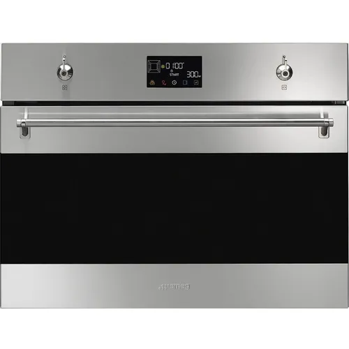 Духовой шкаф электрический SMEG Classica SO4302M1X, 40л, дверца с 4 стеклами, нержавеющая сталь