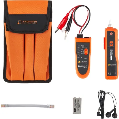 Тестер LanMaster LAN-TST-TPK-300N оранжевый, черный