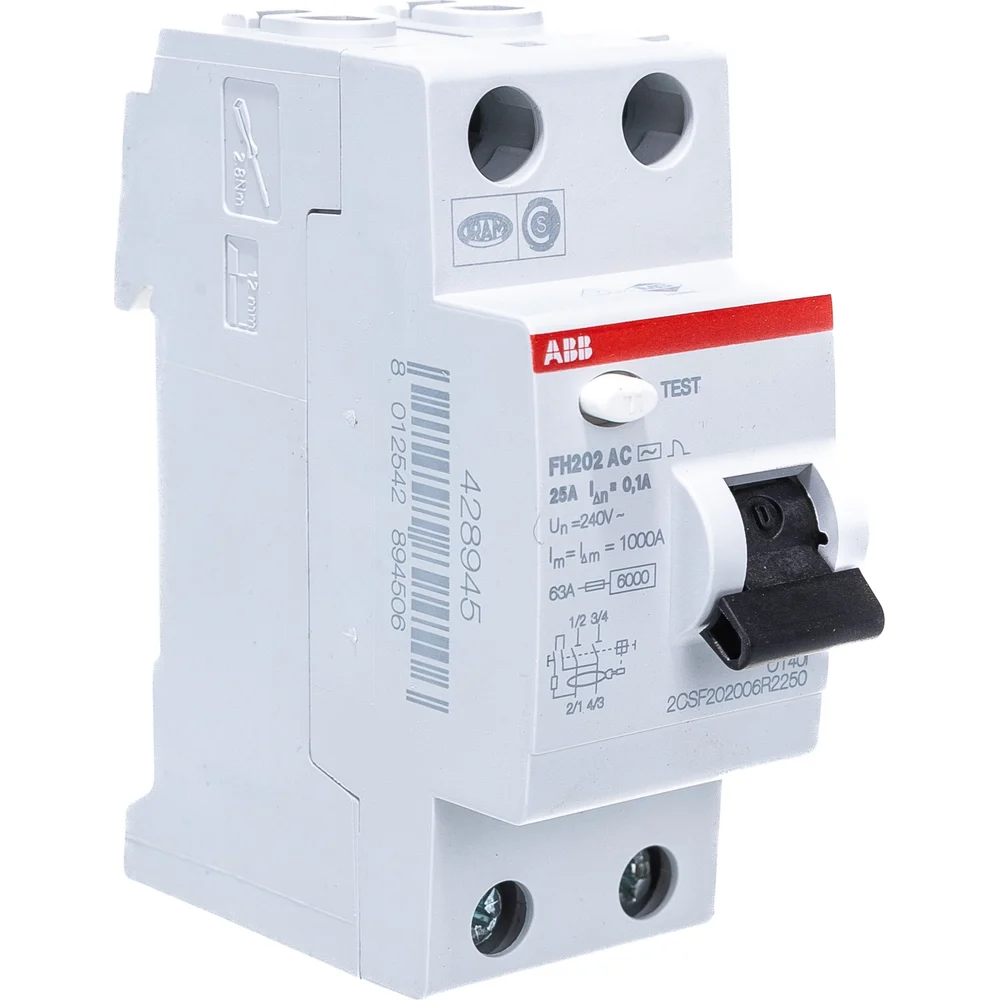 Выключатель дифференциального тока ABB FH202 2CSF202006R2250