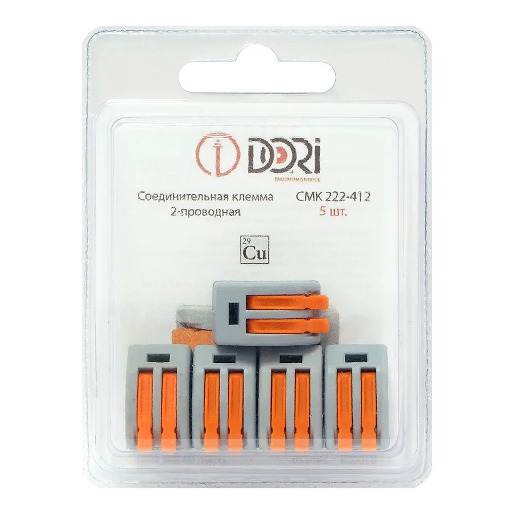 Двухпроводная соединительная клемма DORI СМК 222-412 46226
