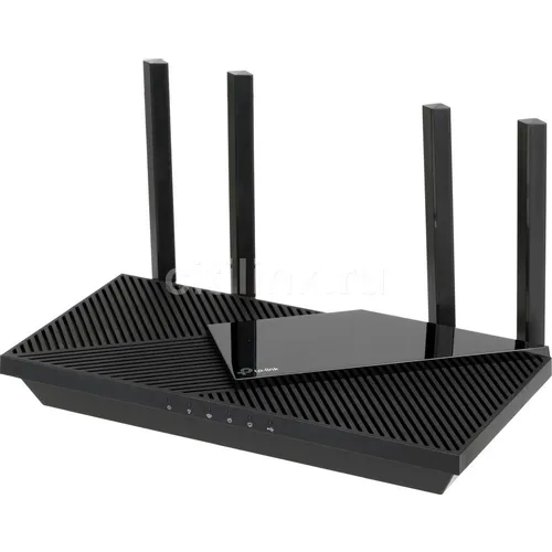 Wi-Fi роутер TP-LINK Archer AX55, Wi-Fi 6, AX3000, 2.4/5ГГц, 4 LAN, черный