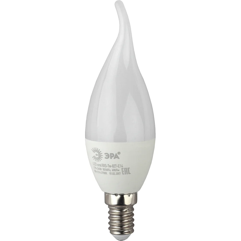 Светодиодная лампа ЭРА LED BXS-7W-840-E14 Б0028483