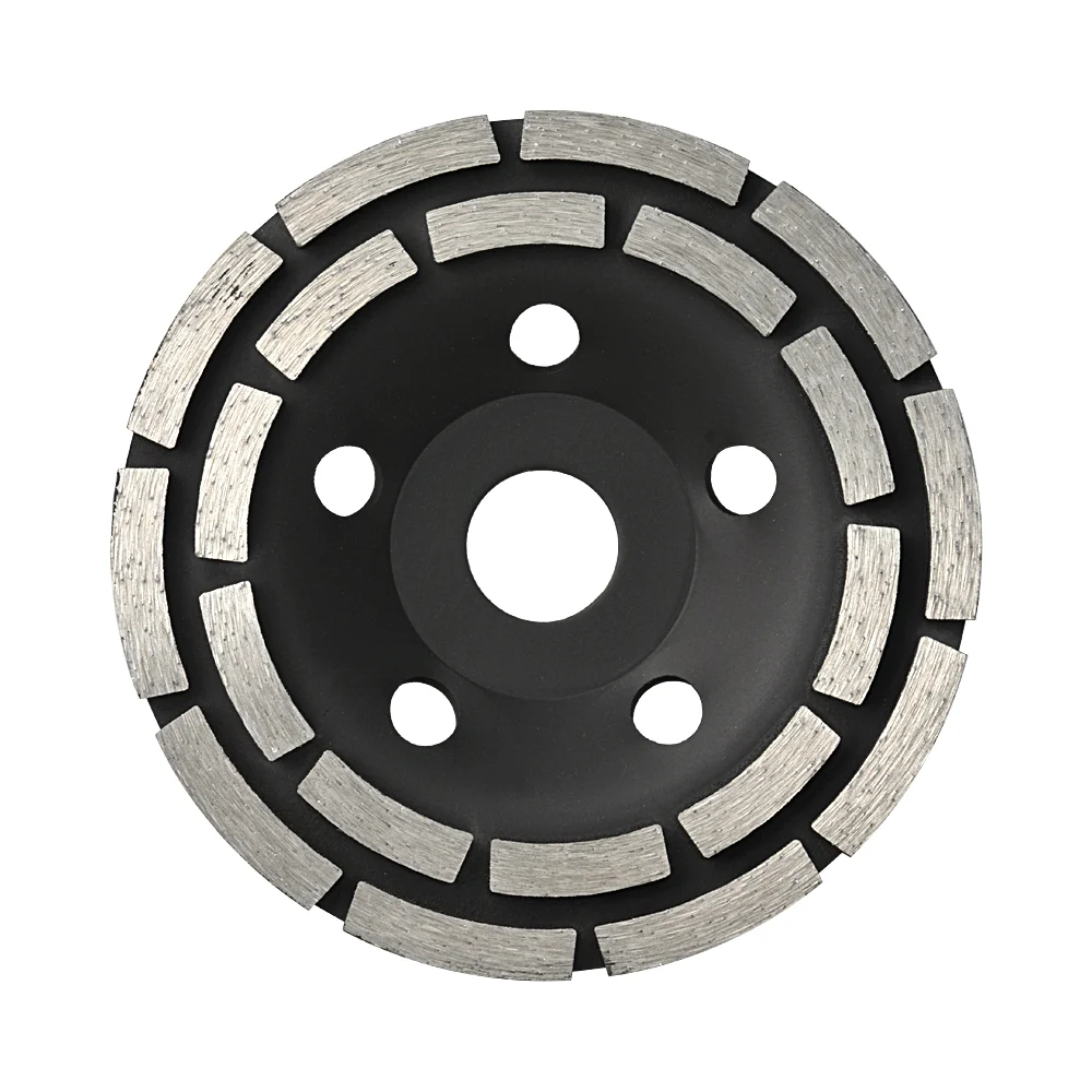 Зачистная двухрядная алмазная чашка KROTEC 5606022