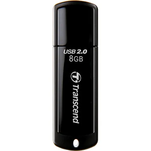 Флешка USB Transcend Jetflash 350 8ГБ, USB2.0, черный [ts8gjf350]