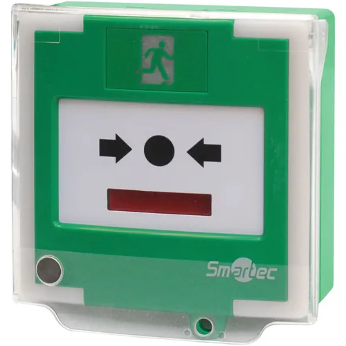 Кнопка выхода SMARTEC ST-ER126DMLS-GN для разблокировки дверей зеленый
