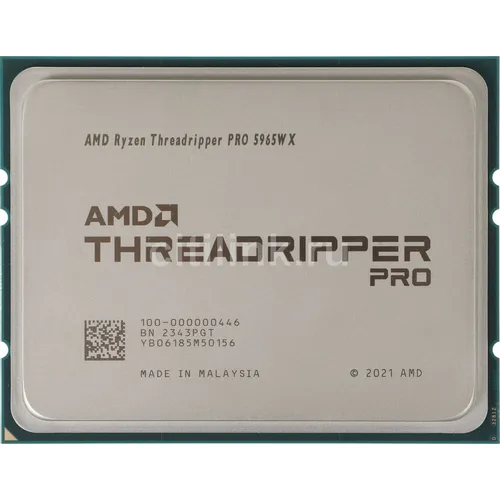 Процессор AMD Ryzen Threadripper 5965WX, sWRX8, OEM [100-000000446]