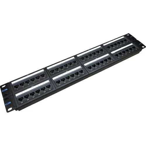 Патч-панель Lanmaster (TWT-PP48UTP/6) 19" 2U 48xRJ45 кат.6 UTP