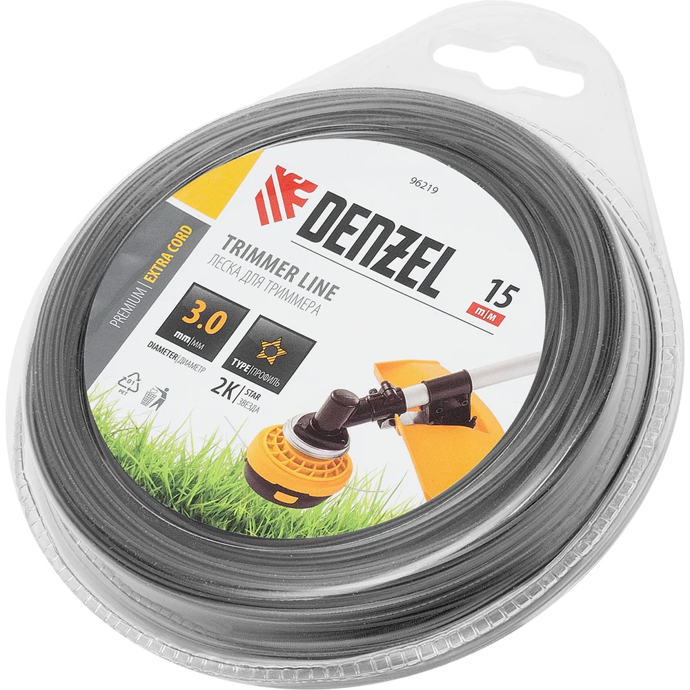 Леска для триммера Denzel EXTRA CORD 96219