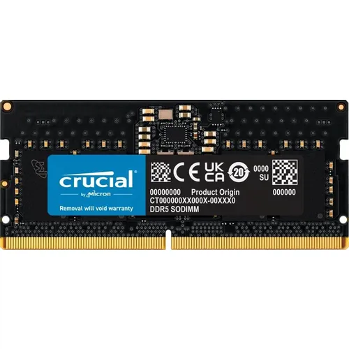 Оперативная память Crucial CT8G56C46S5 DDR5 - 1x 8ГБ 5600МГц, для ноутбуков (SO-DIMM), Ret