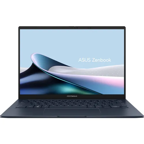 Ноутбук ASUS Zenbook 14 UX3405CA-ST1350, 14", OLED, Intel Core Ultra 5 225H 1.7ГГц, 14-ядерный, 16ГБ LPDDR5x, 512ГБ SSD, Intel Arc 130T, без операционной системы, синий [90nb14w1-m01zm0]