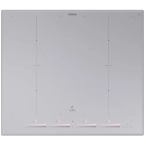 Индукционная варочная поверхность LEX EVI 641C I WH, конфорок: 4 шт., стеклокерамика, независимая, белый