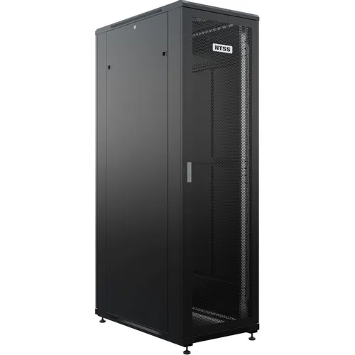 Шкаф серверный NTSS Премиум NTSS-R42U60120PD/PDD-BL напольный, перфорированная передняя дверь, 42U, 600x1200 мм