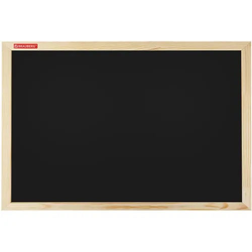 Доска комбинированная BRAUBERG Wood черный 30x45см [238801]