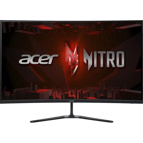 31.5" Монитор Acer Nitro ED320QUS3bmiipx, 2560x1440, VA, 180Гц, 2хHDMI, 1хDP, изогнутый, черный [um.je0cd.302]