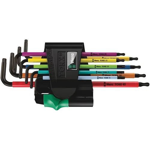 Набор ключей WERA 967/9 TX BO Multicolour TORX 1 [we-024335]