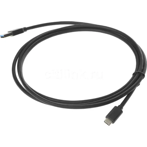 Кабель Buro USB Type-C (m) - USB (m), 1.8м, 3A, черный [bu-usb3.2-ac-1.8mb]