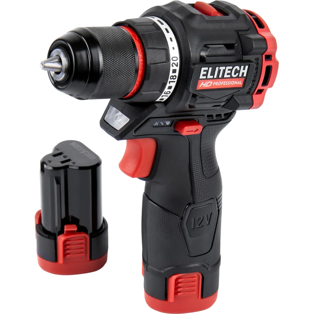 Аккумуляторная дрель Elitech CD 12L2 HD 205713