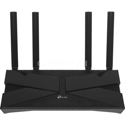 Wi-Fi роутер TP-LINK Archer AX53, Wi-Fi 6, AX3000, 2.4/5ГГц, 4 LAN, черный