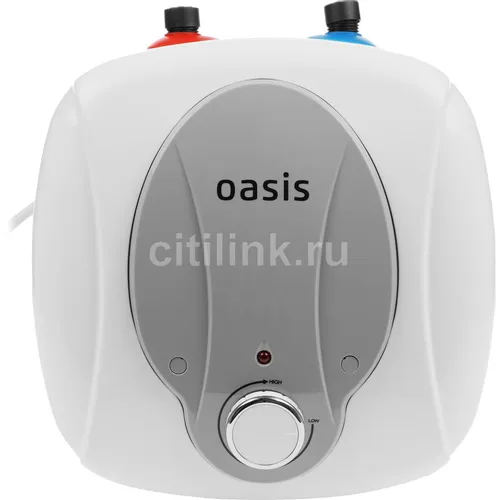 Водонагреватель OASIS Small 6KP, проточно-накопительный, 1.5кВт, 6л, белый