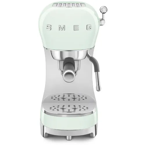 Кофеварка SMEG ECF02PGEU, рожковая, зеленый