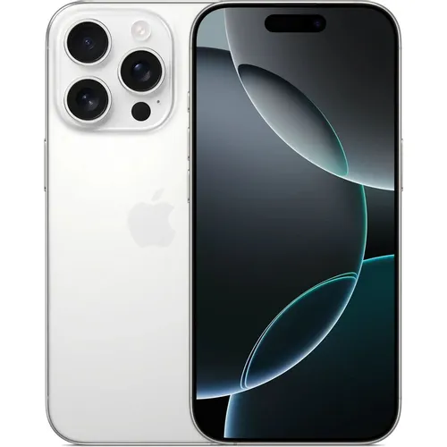 6.3" Смартфон Apple iPhone 16 Pro 128Gb, A3294, NFC, OLED, 120Гц, белый титан