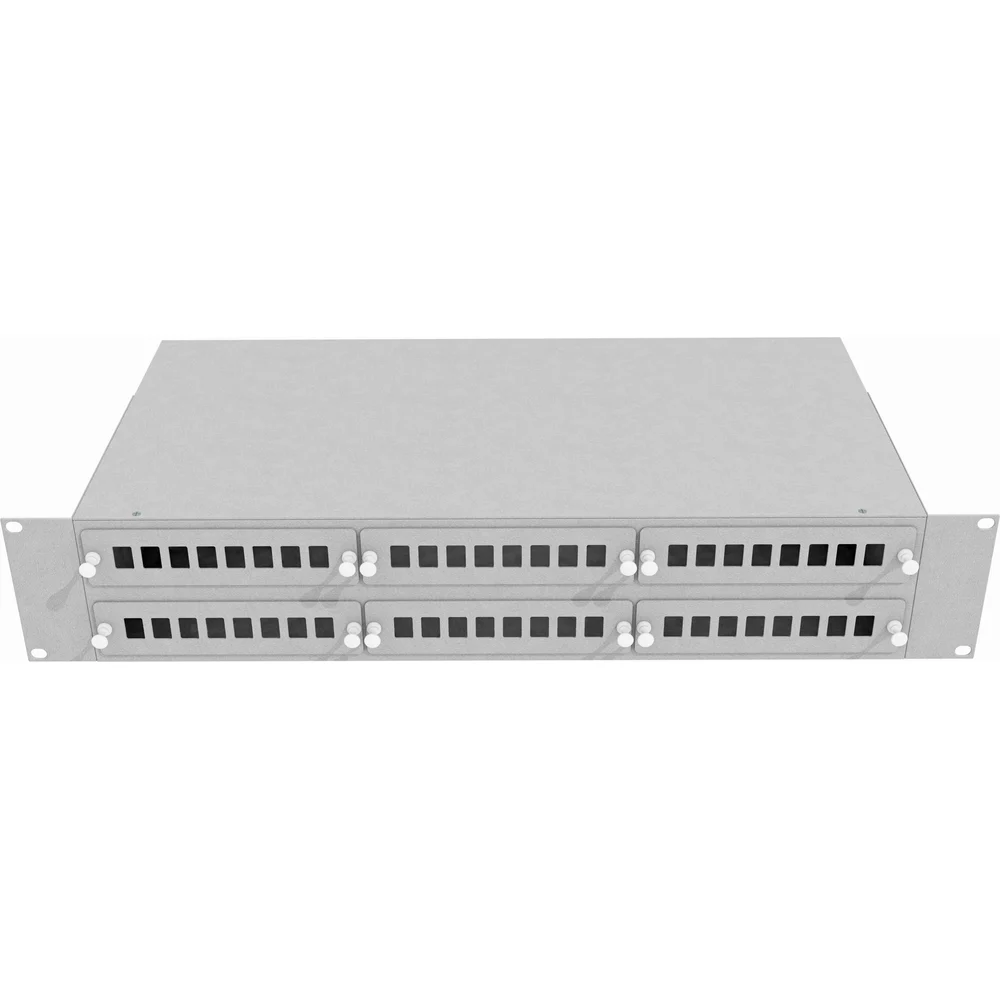 Стоечный оптический кросс TopLan КРС-Top-2U-48SC/DLC-GY
