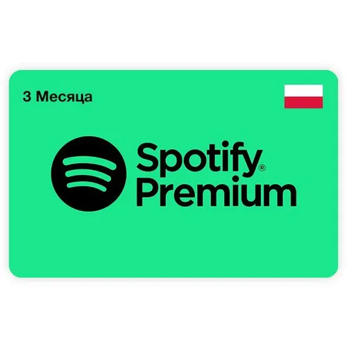 Подписка Spotify Premium 3мес. Poland