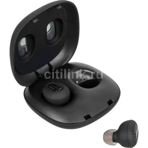 Наушники GEOZON Track, Bluetooth, внутриканальные, черный [g-s09blk]
