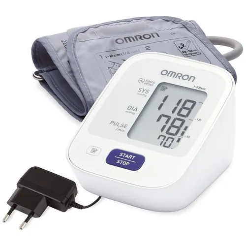 Тонометр автоматический OMRON M2 Basic (HEM-7121-ARU), с адаптером питания, 22-32см