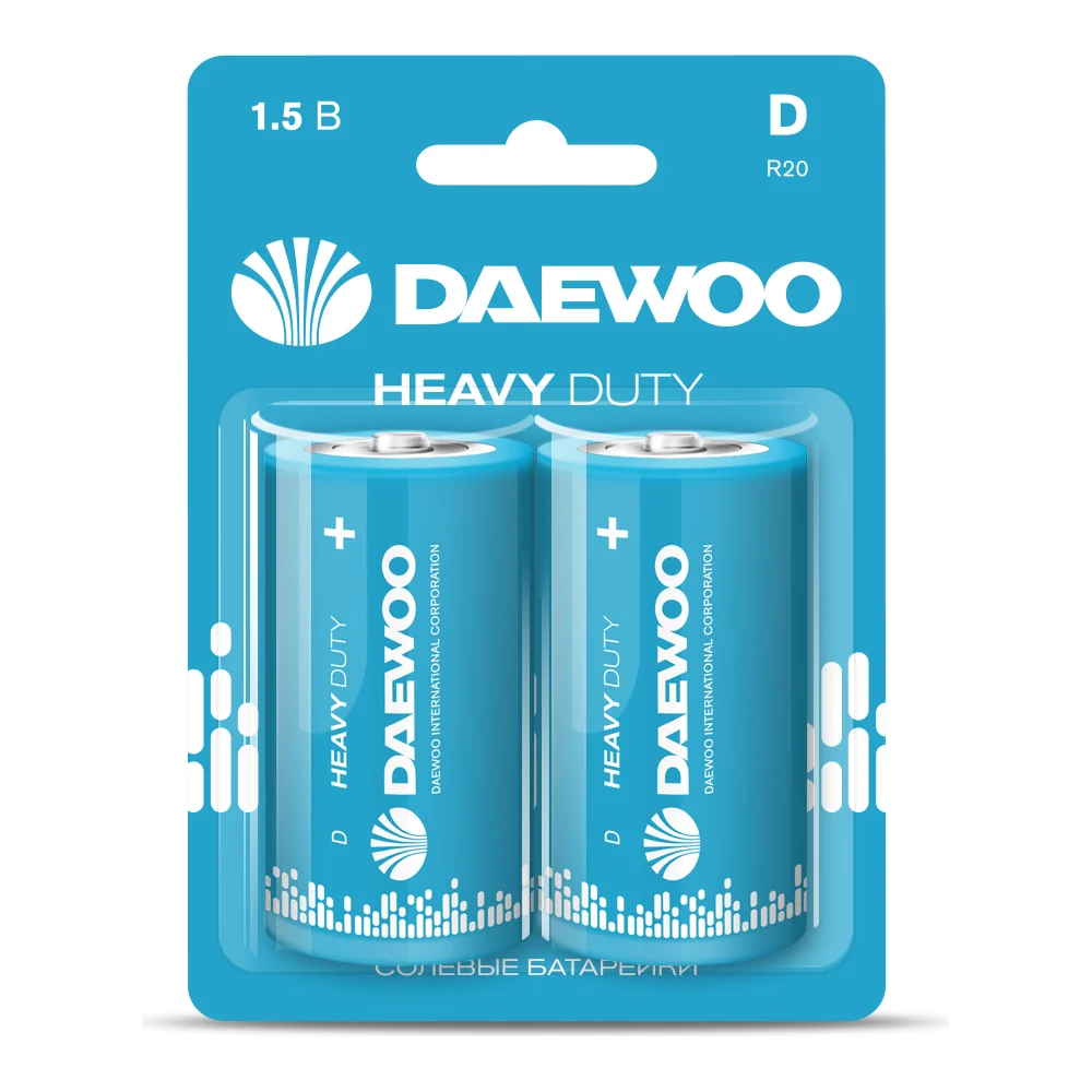 Солевая батарейка DAEWOO Heavy Duty 2021 5029484