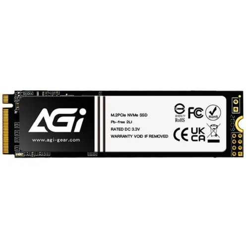 SSD накопитель AGI AI828 AGI1T0G4LAI828 1ТБ, M.2 2280, PCIe 4.0 x4, NVMe, M.2