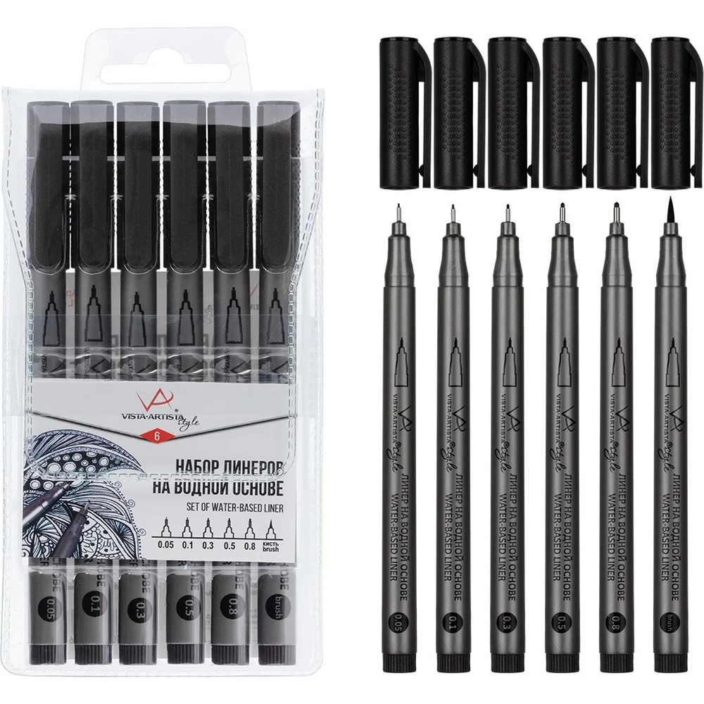 Набор линеров Vista-Artista Brush 602724