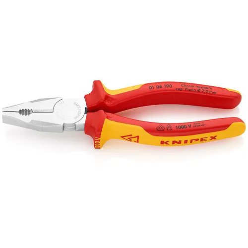 Плоскогубцы KNIPEX KN-0106190, 190мм