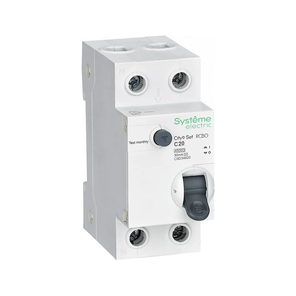 Автоматический выключатель дифференциального тока Systeme Electric City9 set C9D34620