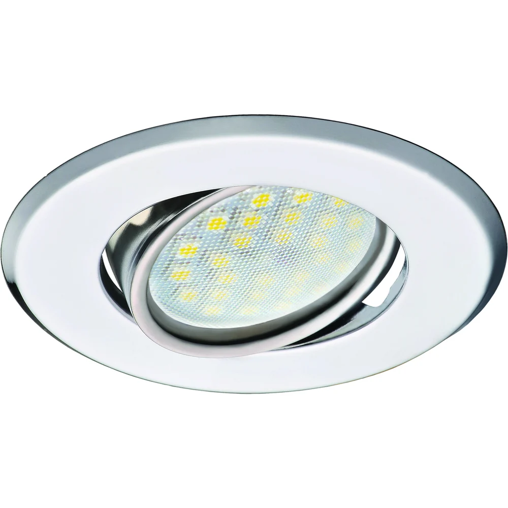 Поворотный плоский встраиваемый светильник Ecola DH09 FC1603EFS