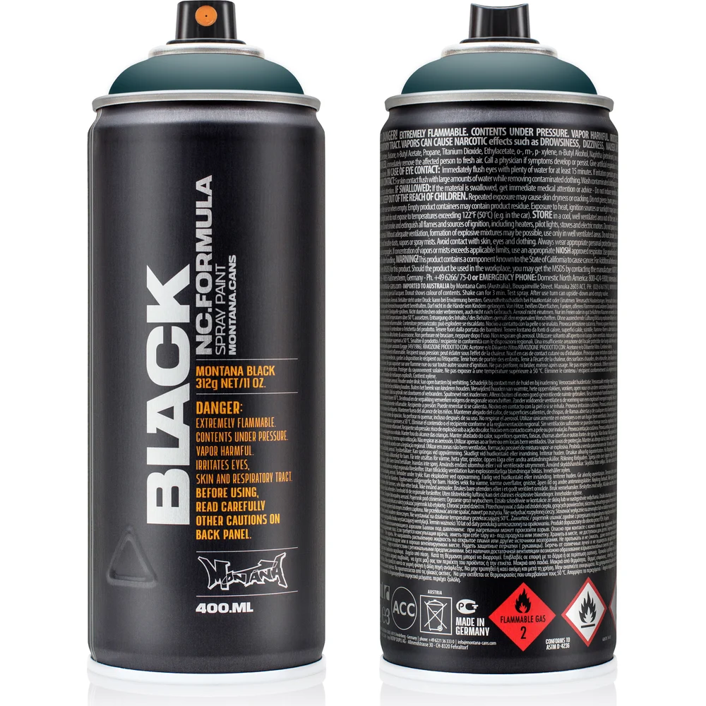 Краска Montana BLACK 6175 BLK
