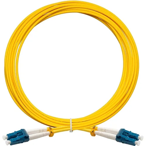 Патч-корд EXEGATE FC-D-9-LC-LC-5M-LSZH 5м, многожильный, желтый