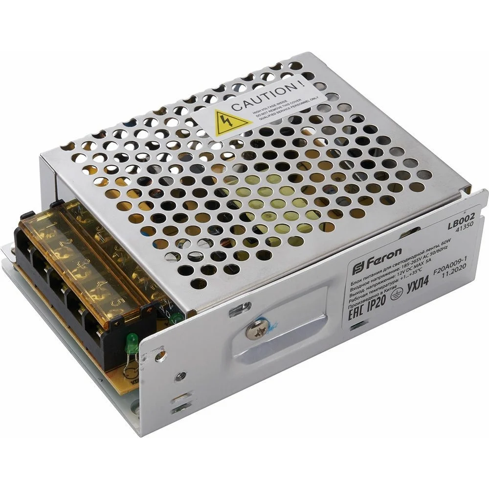 Электронный трансформатор для светодиодной ленты FERON LB002 41350