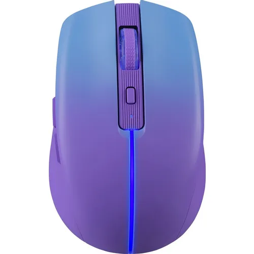 Мышь беспроводная Defender Mystery MM-301, игровая, Bluetooth/Радио, оптическая, USB, 1600dpi, фиолетовый [52301]